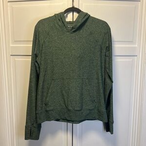 Outdoor Voices Men’s Pullover With Hoodie Size Men’s XL Heather Forest Green